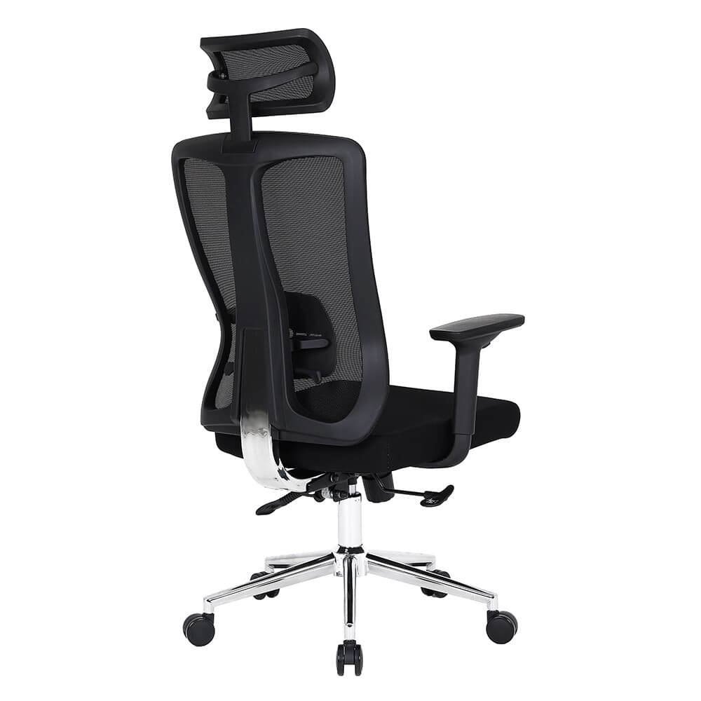 Cadeira de Escritório Ergonômica DT3 Maya, Até 120kg, Descanso de Braço 2D, Cilindro Classe 4, Preto - 11732-4 - view 4