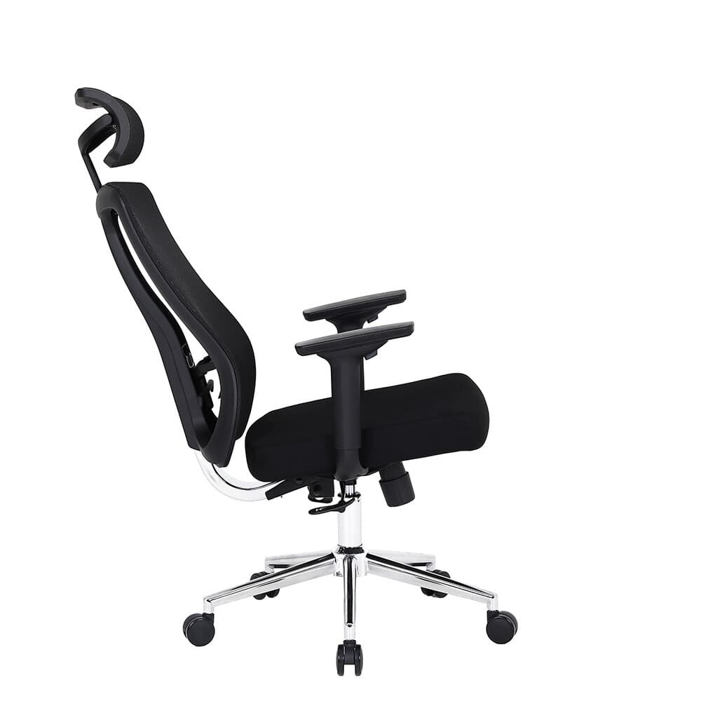 Cadeira de Escritório Ergonômica DT3 Maya, Até 120kg, Descanso de Braço 2D, Cilindro Classe 4, Preto - ( Balão.info)-4 - foto 9