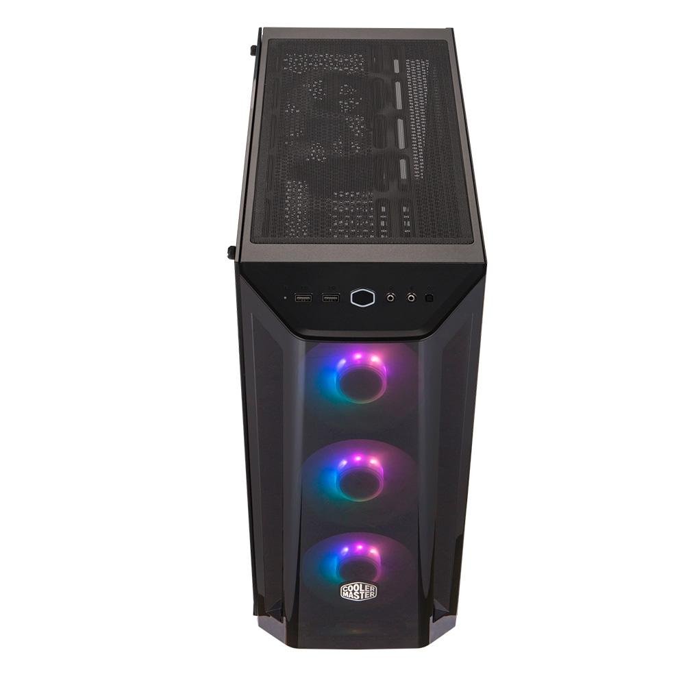 Imagem 4 de 7 do produto Gabinete Gamer Cooler Master MasterBox MB520, Mid Tower, ARGB, com FAN, Lateral em Vidro - MCB-B520-KGNN-RGA