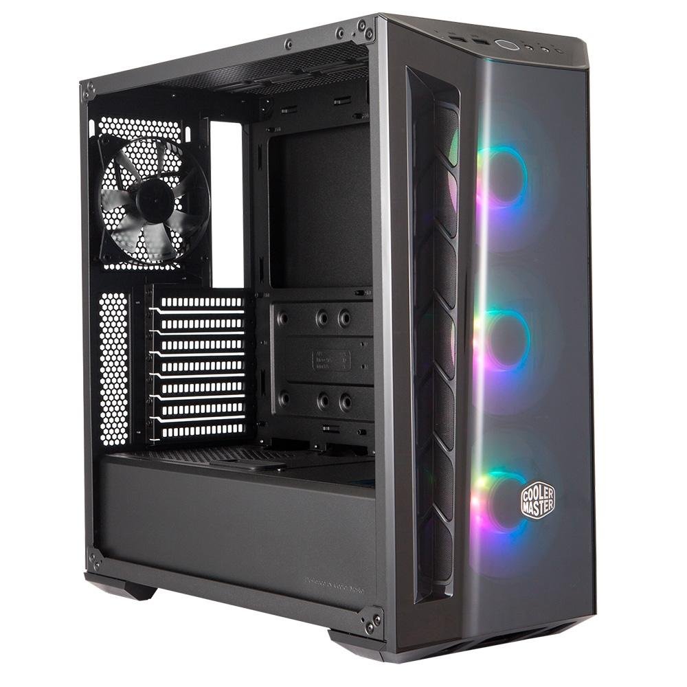 Imagem 3 de 7 do produto Gabinete Gamer Cooler Master MasterBox MB520, Mid Tower, ARGB, com FAN, Lateral em Vidro - MCB-B520-KGNN-RGA