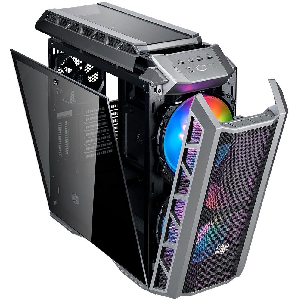 Imagem 3 de 5 do produto Gabinete Gamer Cooler Master MasterCase H500P Mesh, Mid Tower, ARGB, com FAN, Lateral em Vidro - MCM-H500P-MGNN-S11