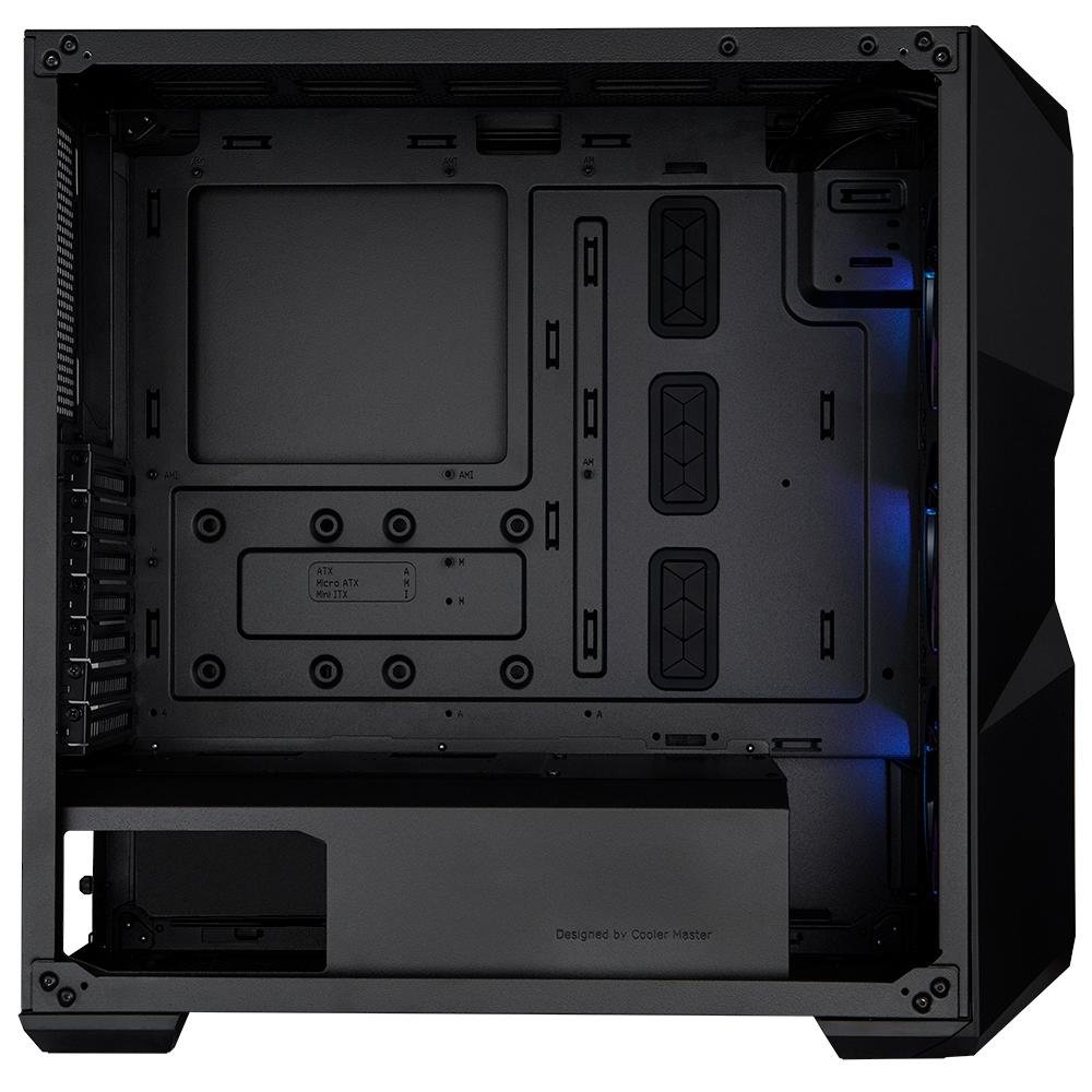 Gabinete Gamer Cooler Master MasterBox TD500 Crystal, Mid Tower, ARGB, com FAN, Lateral em Vidro - MCB-D500D-KGNN-SAU Gabinete Gamer Cooler Master MasterBox TD500 Crystal, Mid Tower, ARGB, com FAN, Lateral em Vidro - MCB-D500D-KGNN-SAU