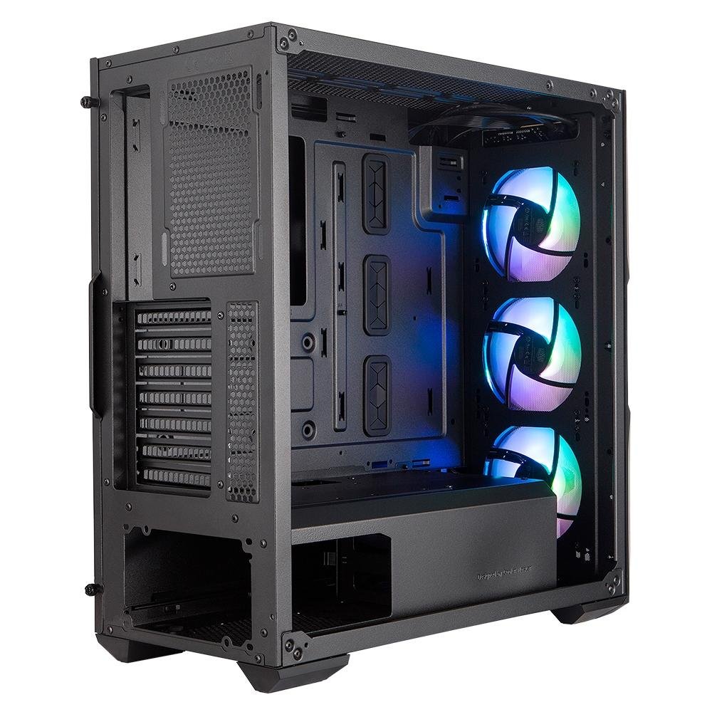 Gabinete Gamer Cooler Master MasterBox TD500 Crystal, Mid Tower, ARGB, com FAN, Lateral em Vidro - MCB-D500D-KGNN-SAU Gabinete Gamer Cooler Master MasterBox TD500 Crystal, Mid Tower, ARGB, com FAN, Lateral em Vidro - MCB-D500D-KGNN-SAU