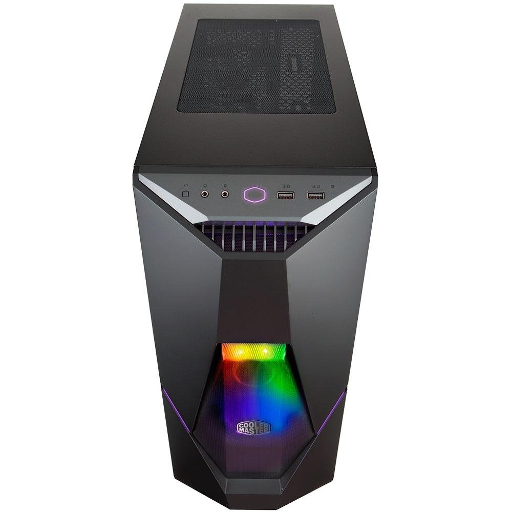 Gabinete Gamer Cooler Master MasterBox K500 ARGB, Mid Tower, ARGB, com FAN, Lateral em Vidro - MCB-K500D-KGNN-S02