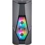 Gabinete Gamer Cooler Master MasterBox K500 ARGB, Mid Tower, ARGB, com FAN, Lateral em Vidro - MCB-K500D-KGNN-S02