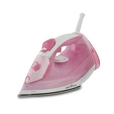 Deslizando sobre as roupas com mais facilidade e tirando vincos, o Ferro de Passar Britânia BFV2500R Nano Ceramic, ajuda a otimizar seu tempo nas tare