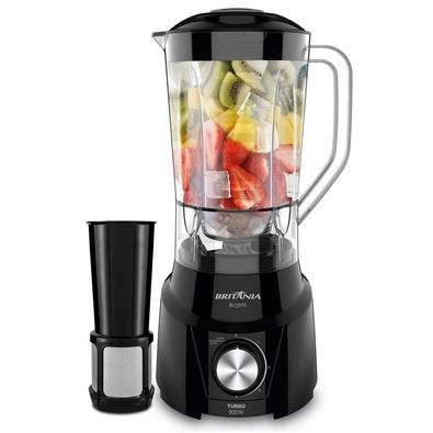 Liquidificador Britânia BLQ970P Turbo, 4 Velocidades, 900W, 110V, Preto - 33101232