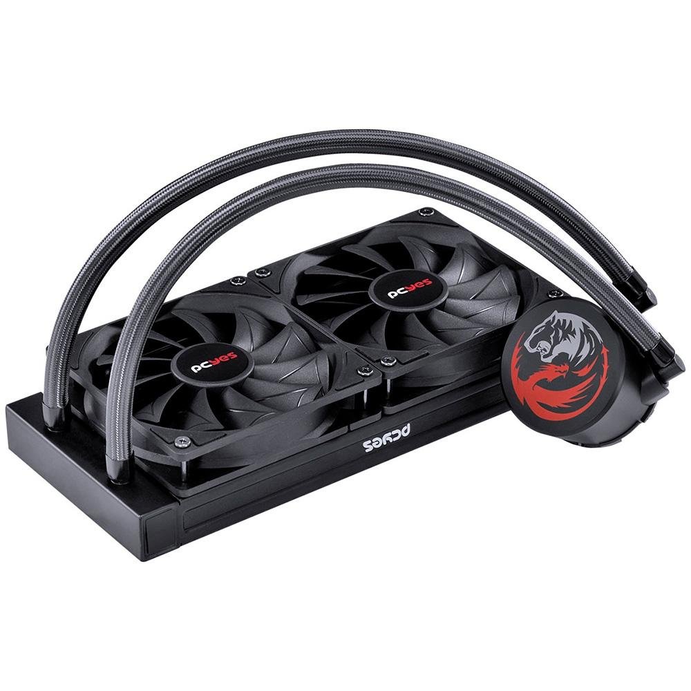 Imagem 9 de 11 do produto Water Cooler Pcyes Sangue Frio 2, 240mm, Preto  - PSF2240H40PTSL