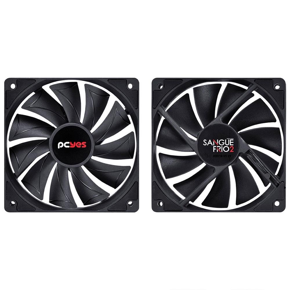 Imagem 3 de 11 do produto Water Cooler Pcyes Sangue Frio 2, 240mm, Preto  - PSF2240H40PTSL