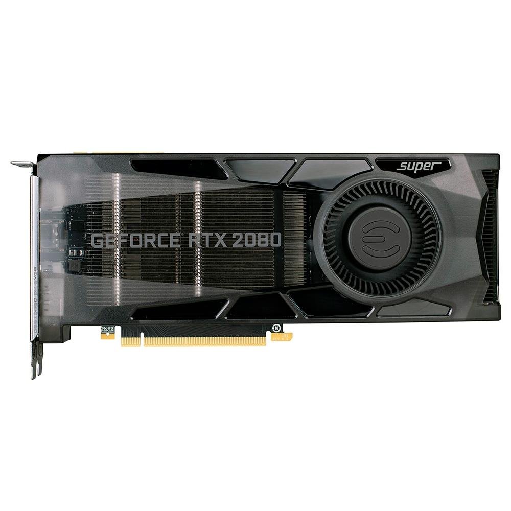 Imagem 2 de 6 do produto Placa de Vídeo EVGA NVIDIA GeForce RTX 2080 Super Gaming, 8GB, GDDR6 - 08G-P4-3080-KR