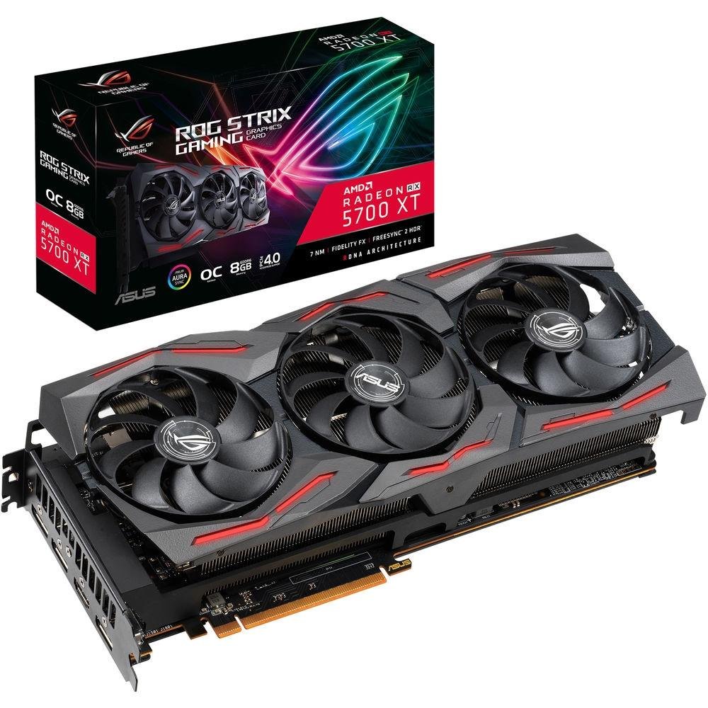 ASUS ROG STRIX Radeon RX 5700 XT ジャンク placa-de-video-asus-rog-strix-