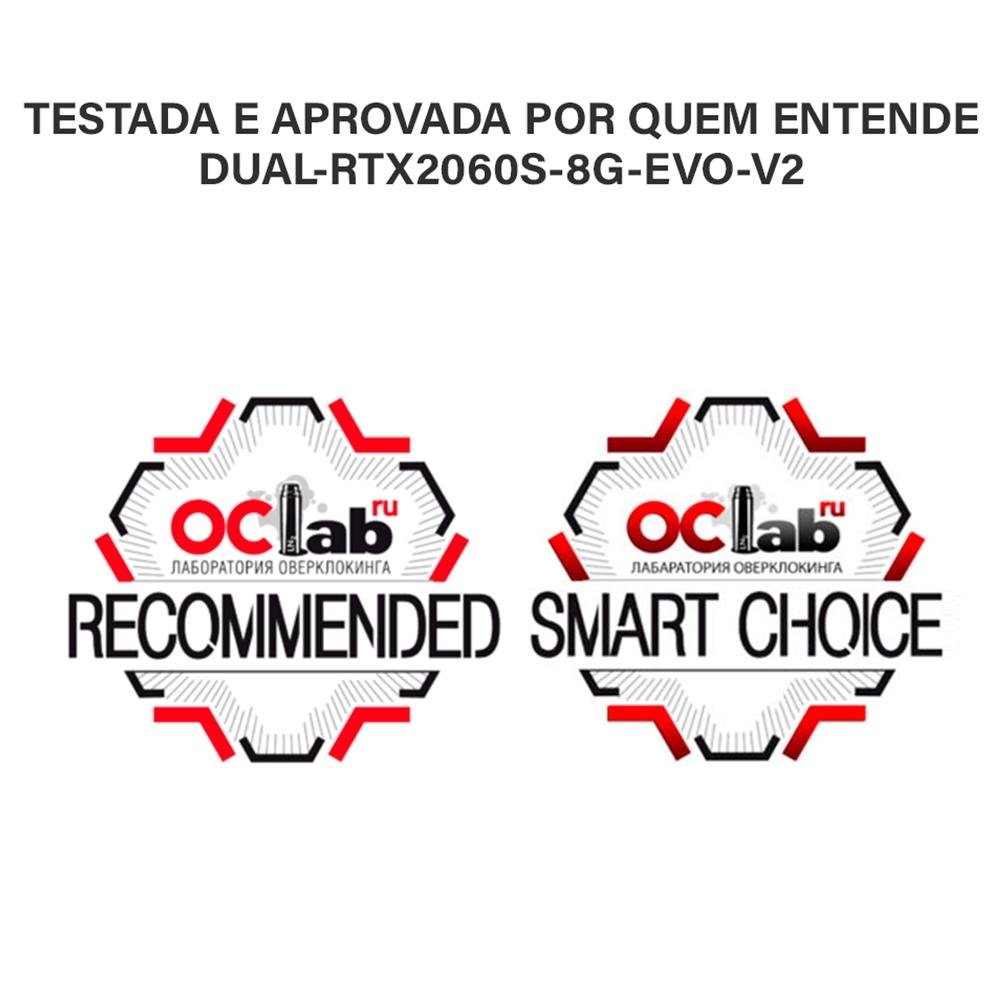 Imagem 5 de 11 do produto Placa de Vídeo Asus Dual NVIDIA GeForce RTX 2060 Super EVO V2, 8GB, GDDR6 - DUAL-RTX2060S-8G-EVO-V2