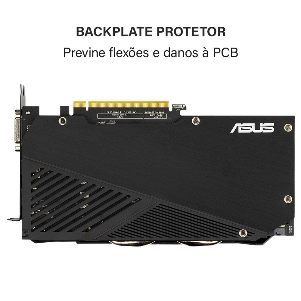 Imagem 8 de 11 do produto Placa de Vídeo Asus Dual NVIDIA GeForce RTX 2060 Super EVO V2, 8GB, GDDR6 - DUAL-RTX2060S-8G-EVO-V2