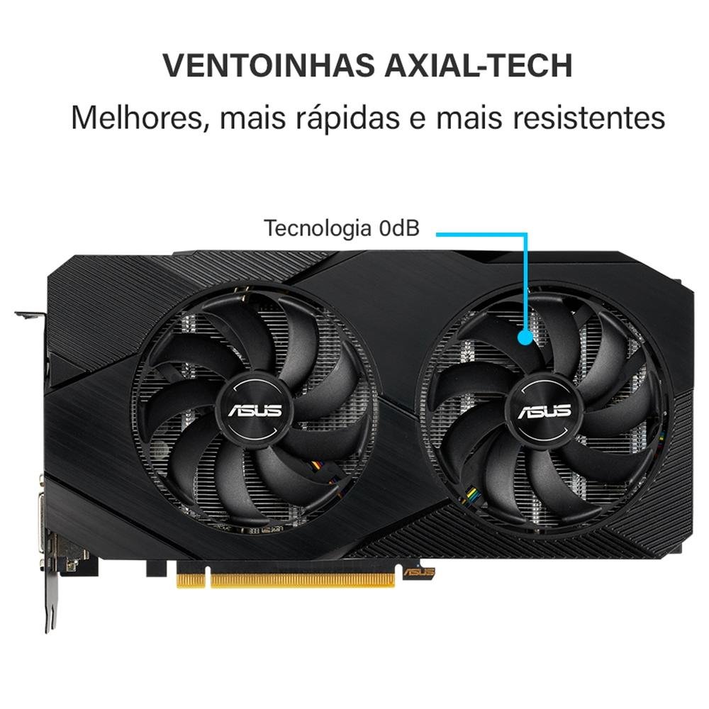 Imagem 9 de 11 do produto Placa de Vídeo Asus Dual NVIDIA GeForce RTX 2060 Super EVO V2, 8GB, GDDR6 - DUAL-RTX2060S-8G-EVO-V2