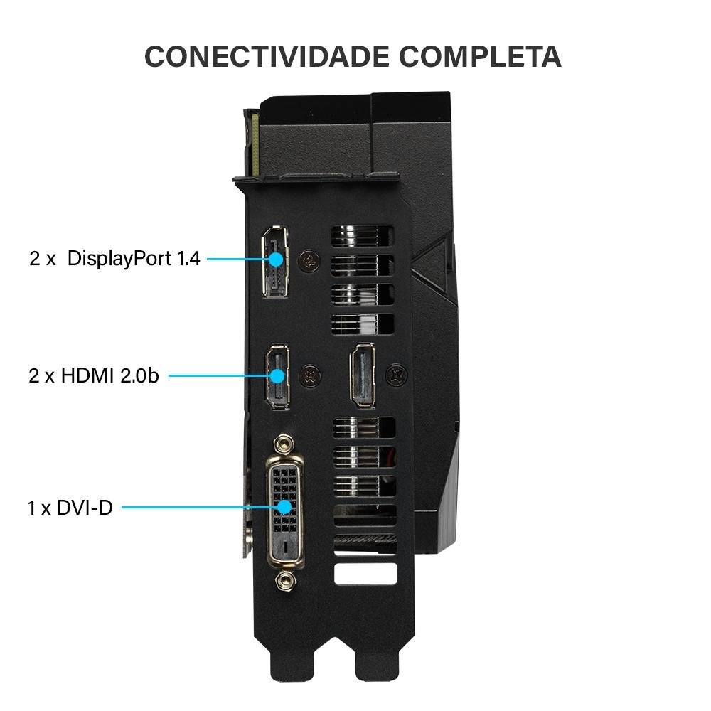Imagem 10 de 11 do produto Placa de Vídeo Asus Dual NVIDIA GeForce RTX 2060 Super EVO V2, 8GB, GDDR6 - DUAL-RTX2060S-8G-EVO-V2