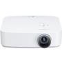Projetor LG CineBeam Smart TV, Full HD, 600 ANSI Lumens, HDMI/USB, Bluetooth, Wi-Fi, Branco - PF50KS.AWZ