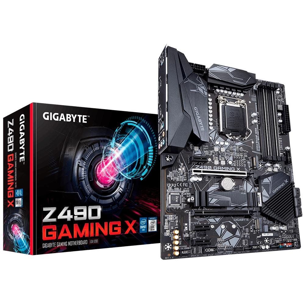 Placa Mãe Gigabyte Z490 Gaming X, Intel LGA 1200, ATX, DDR4 | KaBuM!
