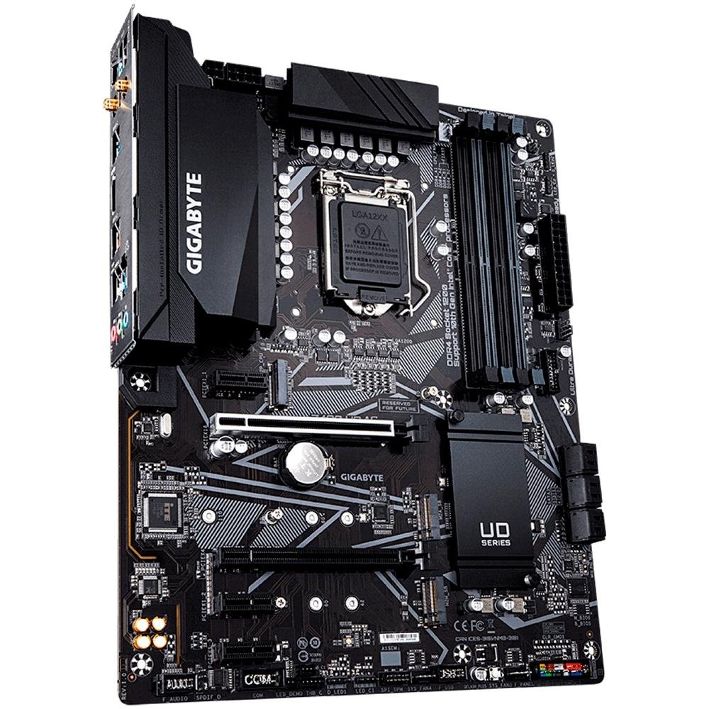 GIGABYTE Z490 UD AC マザーボード Placa Mãe Gigabyte Z490 UD AC, Intel LGA 1200, ATX, DDR4 | KaBuM!