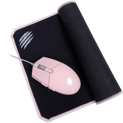 Kit Gamer OEX Combo Arya - Mouse LED + Mousepad, Speed, 320x240mm, Rosa - MC104