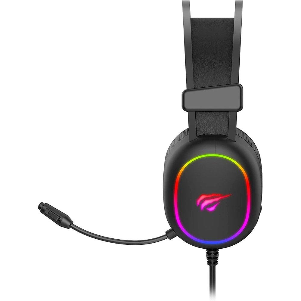 Imagem 3 de 6 do produto Headset Gamer Havit H2016D, RGB, Drivers 50mm - HV-H2016D
