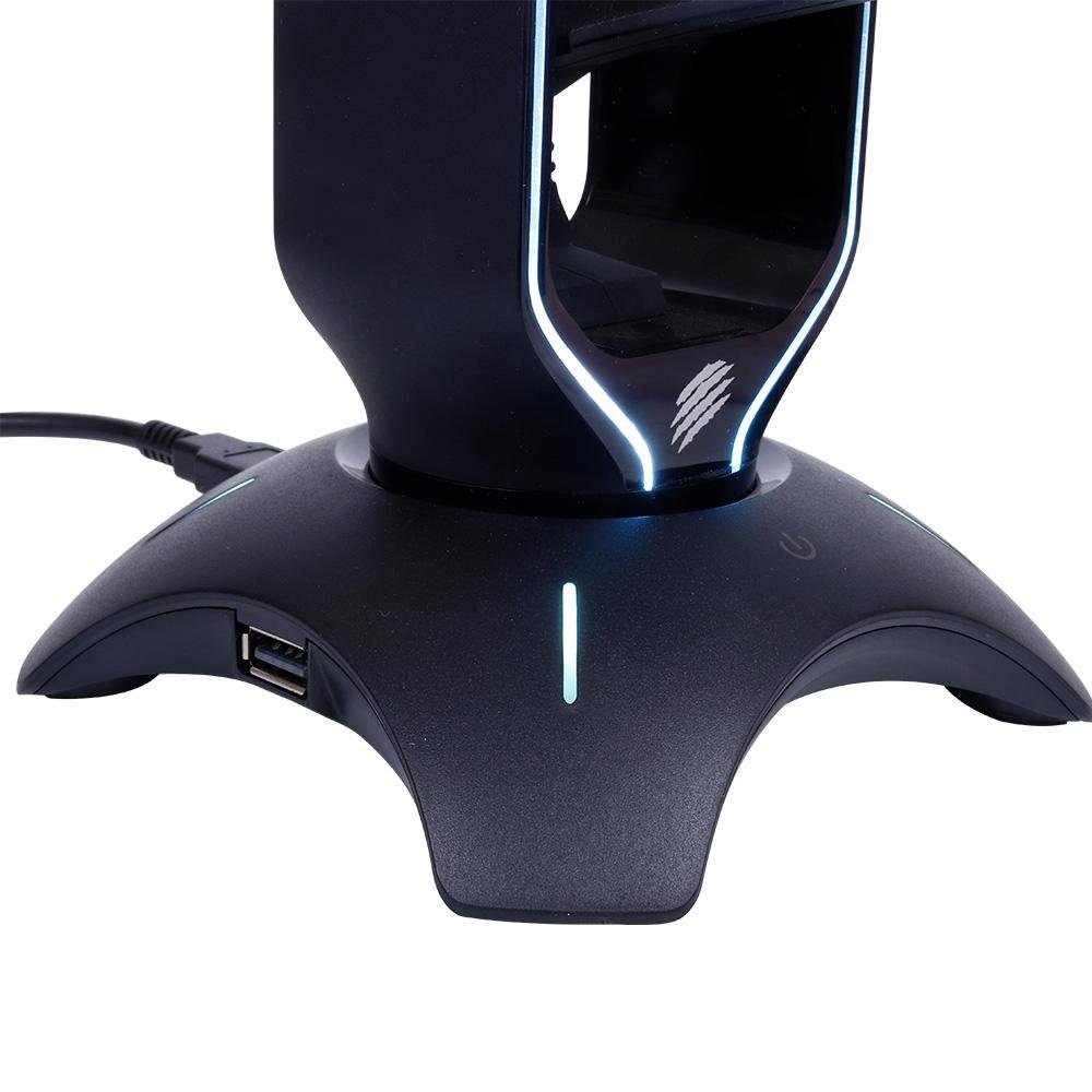 Imagem 3 de 4 do produto Suporte para Headset Gamer OEX Squad, RGB, 2 Portas USB 2.0 - SG100