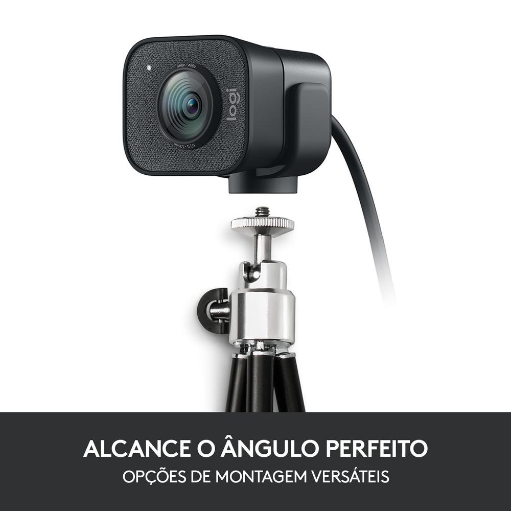 Webcam Full HD Logitech StreamCam Plus com Microfone | KaBuM!