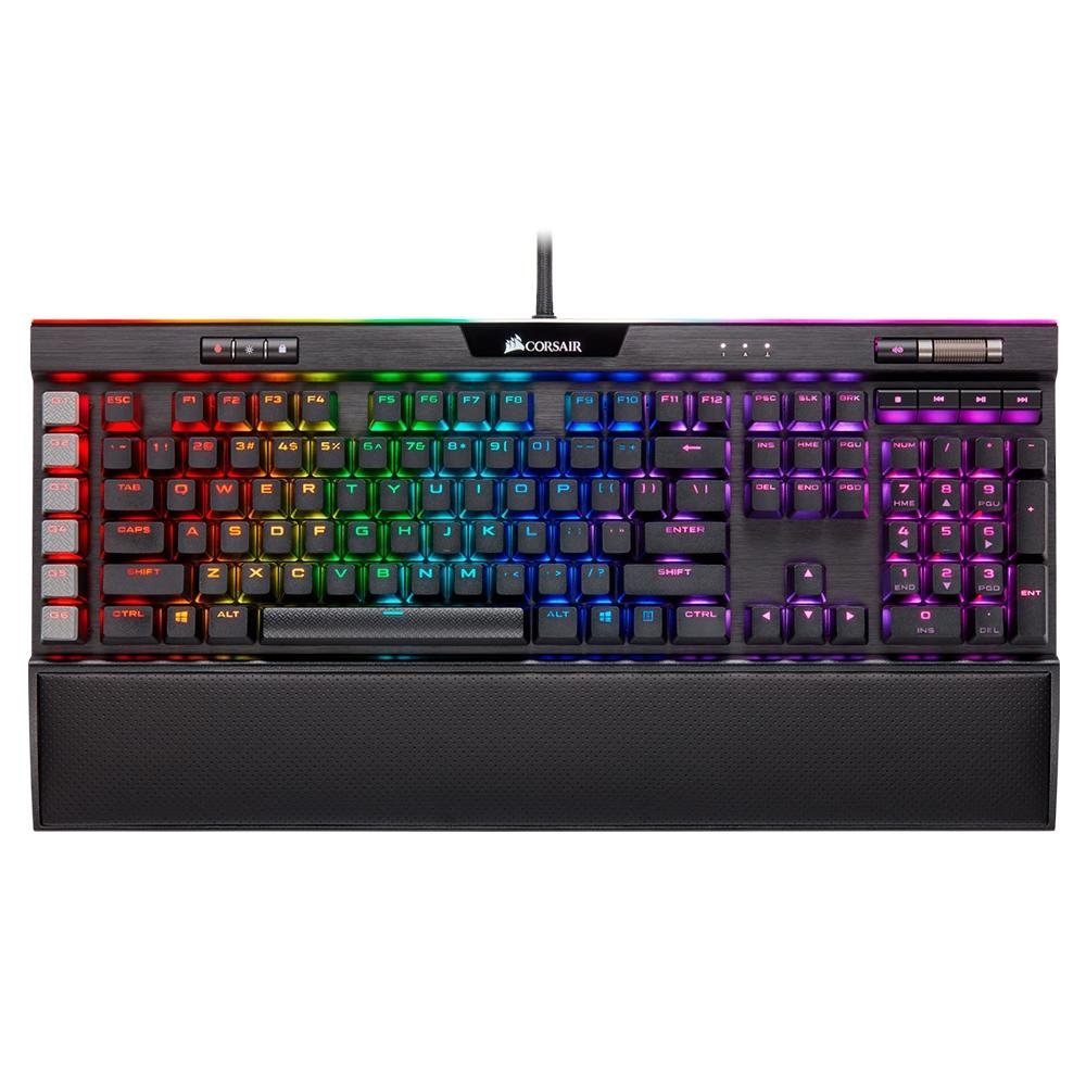 Teclado Mecânico Gamer Corsair K95 Platinum XT, RGB, Switch Cherry
