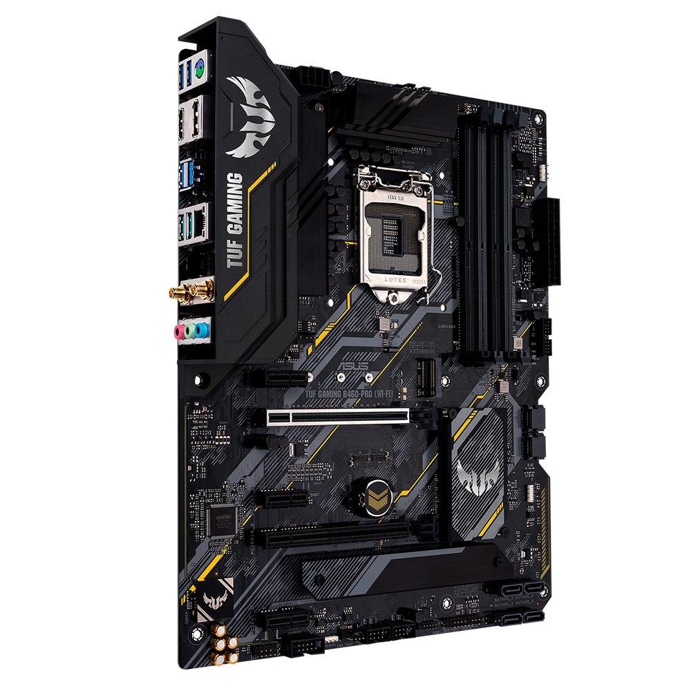 Imagem 3 de 15 do produto Placa-Mãe ASUS TUF Gaming B460-PRO (Wi-Fi), Intel LGA 1200, ATX, DDR4, Preto - TUF GAMING B460-PRO (WI-FI)