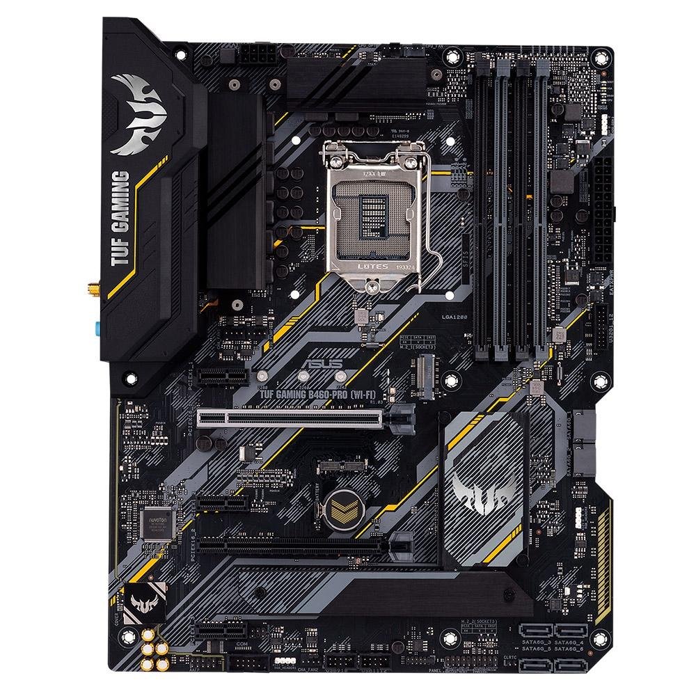 Imagem 4 de 15 do produto Placa-Mãe ASUS TUF Gaming B460-PRO (Wi-Fi), Intel LGA 1200, ATX, DDR4, Preto - TUF GAMING B460-PRO (WI-FI)