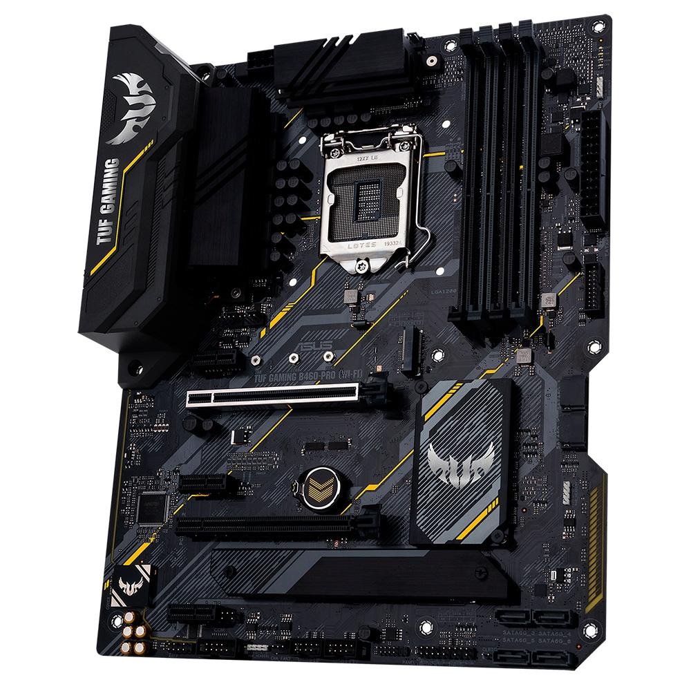 Imagem 5 de 15 do produto Placa-Mãe ASUS TUF Gaming B460-PRO (Wi-Fi), Intel LGA 1200, ATX, DDR4, Preto - TUF GAMING B460-PRO (WI-FI)