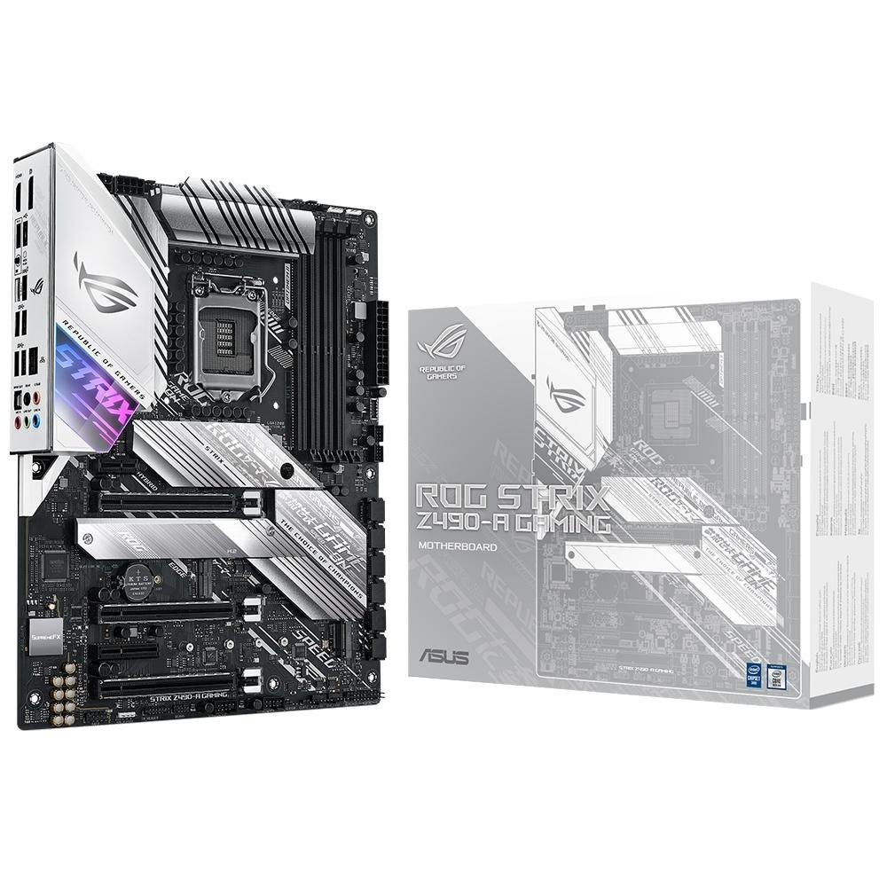 Placa Mãe Asus ROG Strix Z490-A Gaming, Intel LGA 1200, ATX, DDR4