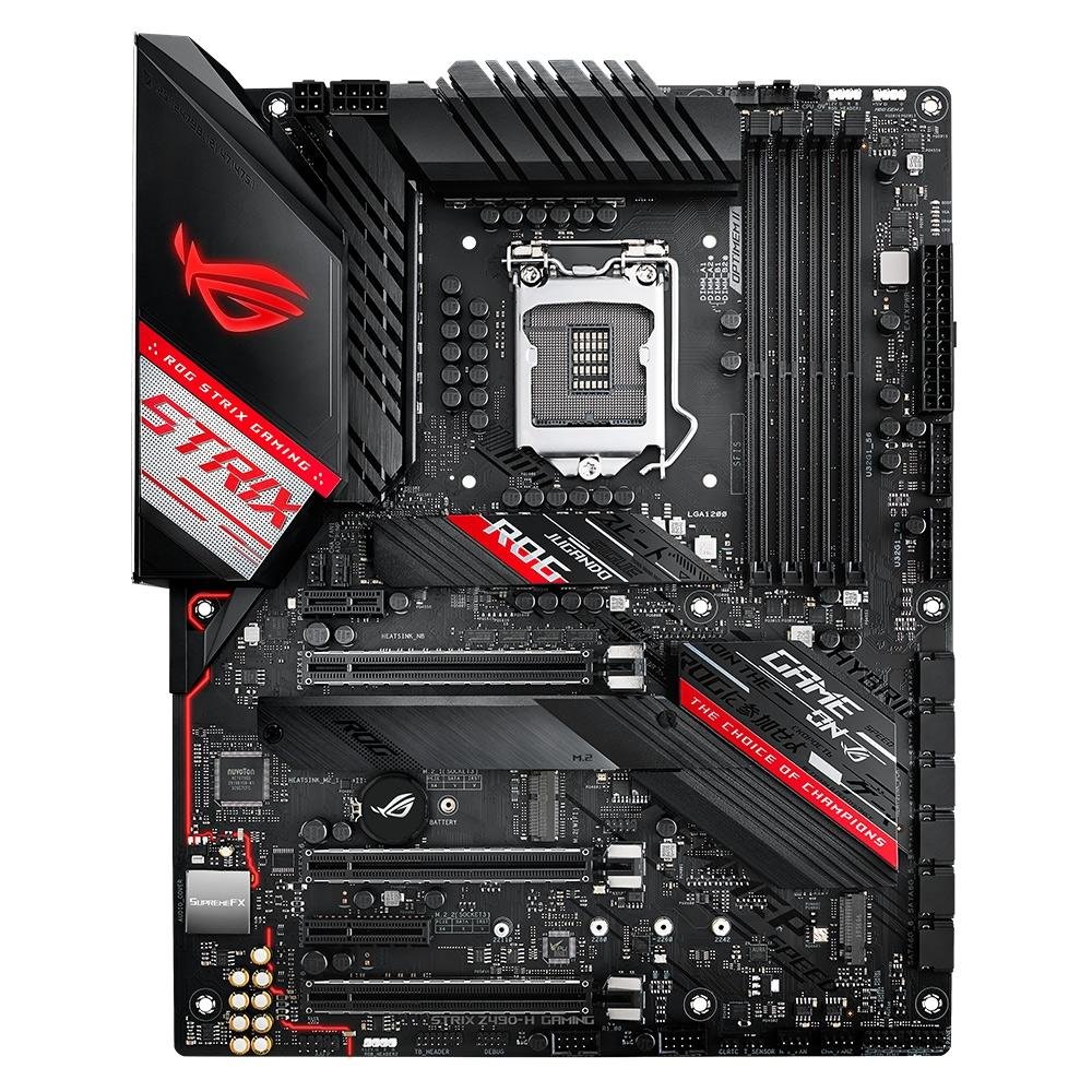 Placa Mãe Asus ROG Strix Z490-H Gaming, Intel LGA 1200, ATX, DDR4