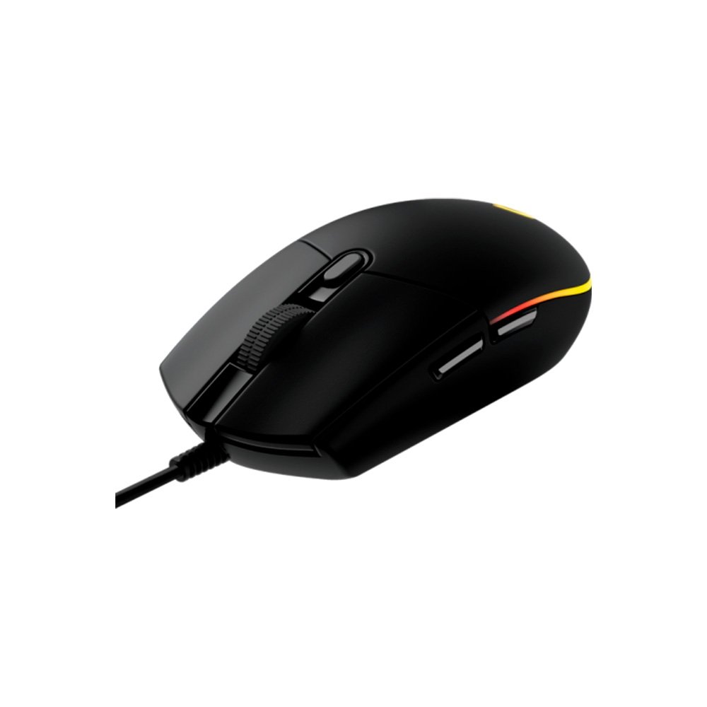 Mouse Gamer Logitech G203 LIGHTSYNC RGB, Efeito de Ondas de Cores, 6 Botões Programáveis e Até 8.000 DPI, Preto - 910-005793 - view 2
