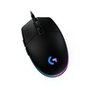 Mouse Gamer Logitech G203 LIGHTSYNC RGB, Efeito de Ondas de Cores, 6 Botões Programáveis e Até 8.000 DPI, Preto - 910-005793