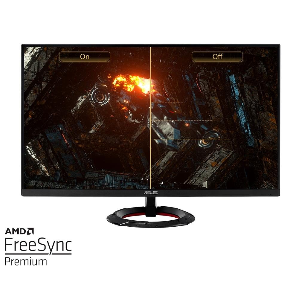 Imagem 7 de 10 do produto Monitor Gamer ASUS TUF Gaming 27", 144Hz, Full HD, 1ms, IPS, DisplayPort e HDMI, FreeSync, Preto - VG279Q1R
