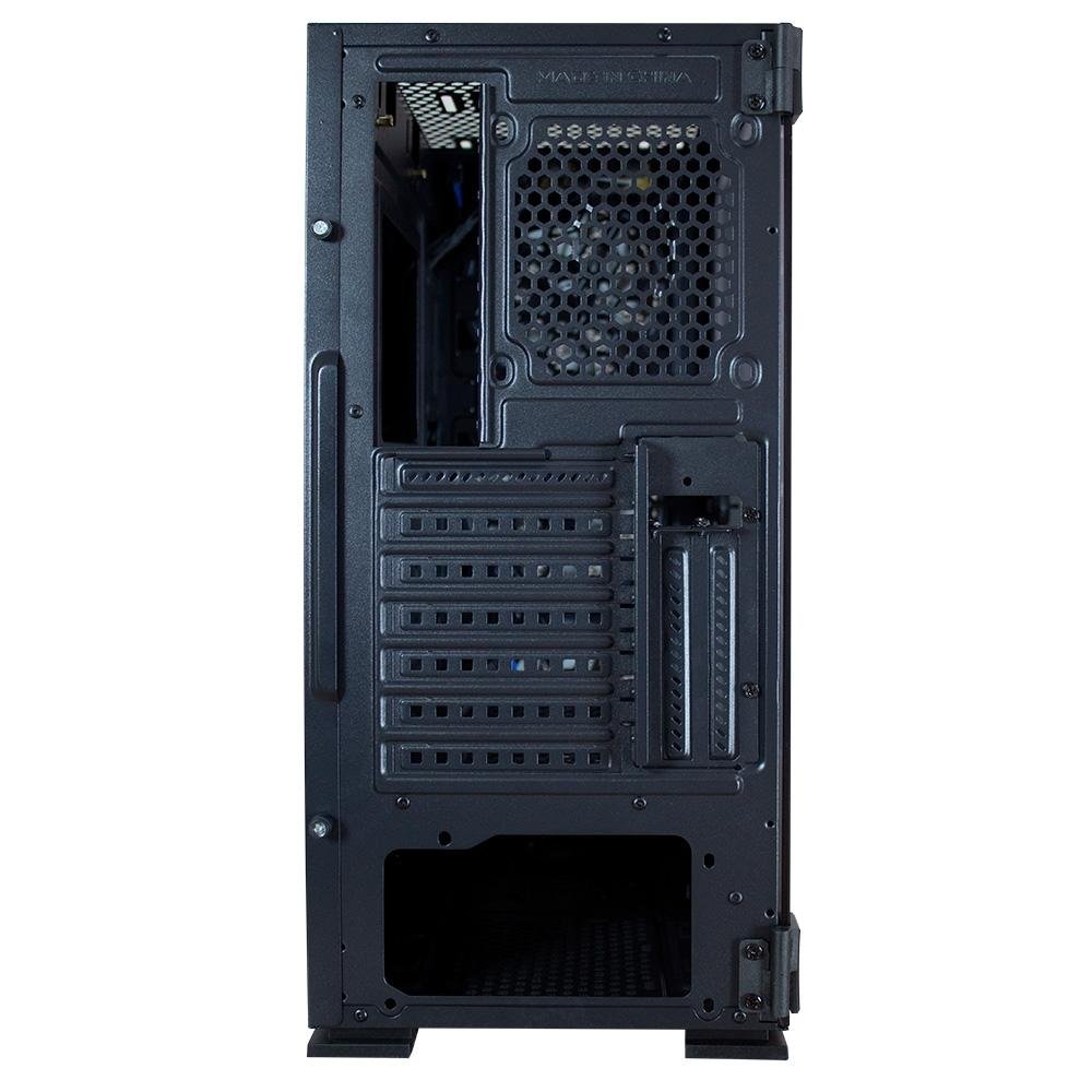 Gabinete Gamer Evolut Ashe, Mid Tower, RGB, com FAN, Lateral em Vidro - EG811