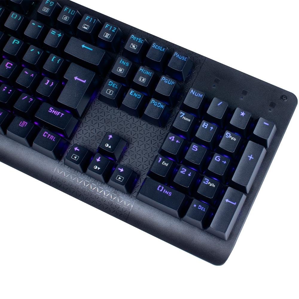 Imagem 2 de 2 do produto Teclado Mecânico Gamer Redragon Sani K581, RGB, Switch Outemu MK2 Blue, ABNT2 - K581RGB PT