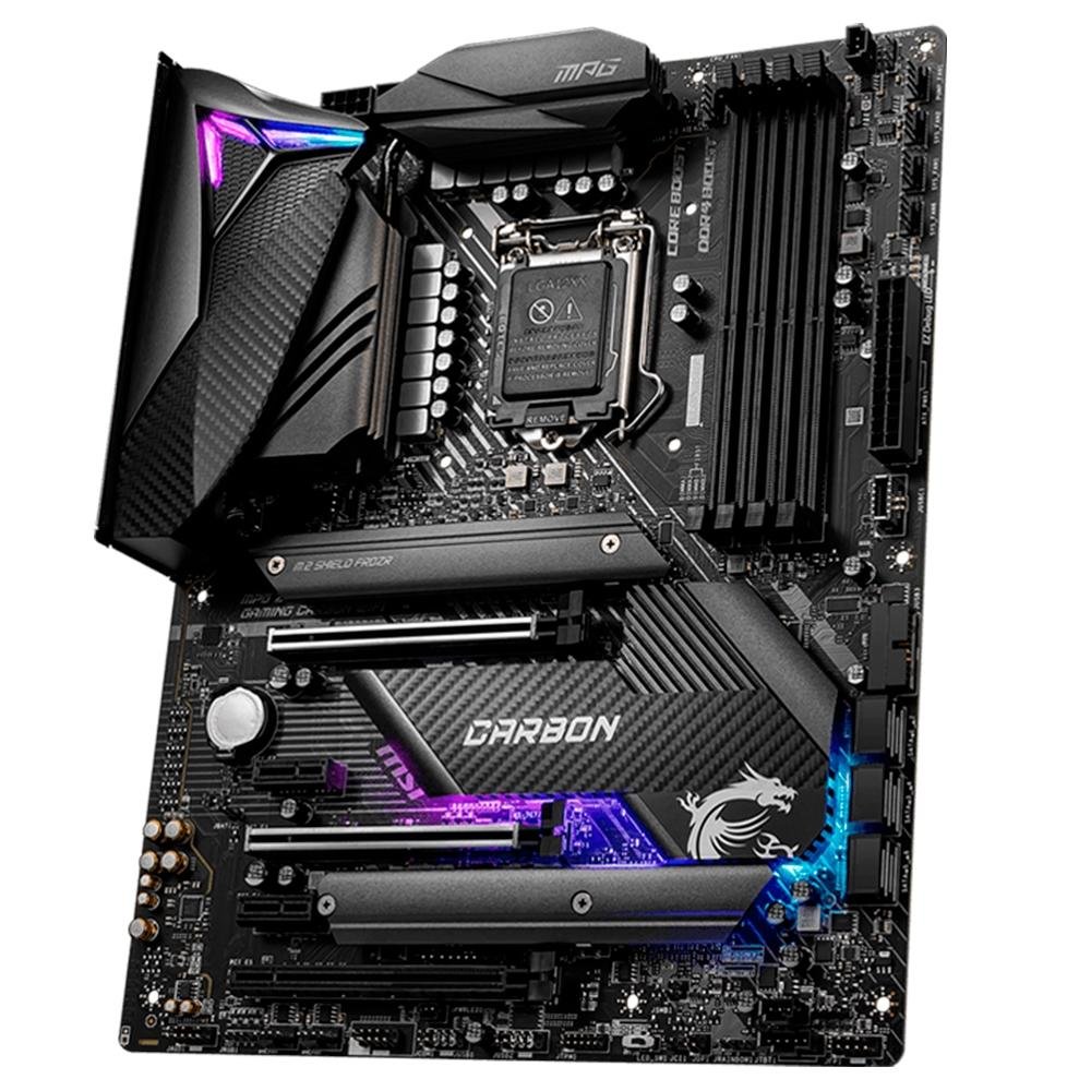 Placa Mãe MSI MPG Z490 Gaming Carbon Wi-Fi, Intel LGA 1200, ATX