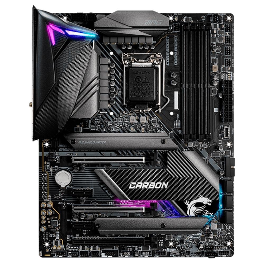 Placa Mãe MSI MPG Z490 Gaming Carbon Wi-Fi, Intel LGA 1200, ATX