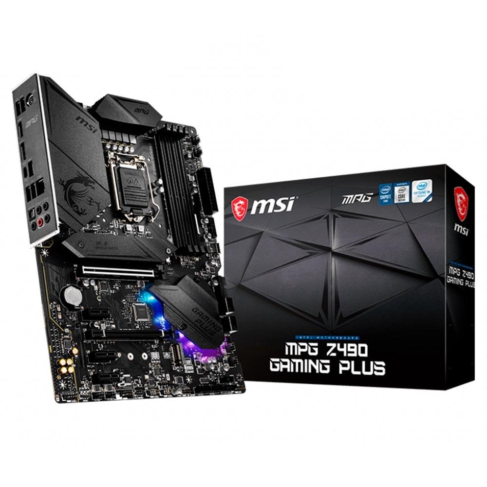 MSI MPG Z490 GAMING PLUS マザーボード ATX placa-mae-msi-mpg-z490-gaming-