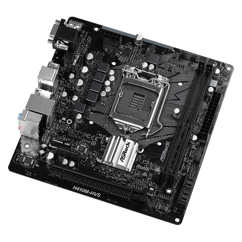 Imagem 3 de 5 do produto Placa-Mãe ASRock H410M-HVS, Intel LGA 1200, Micro ATX, DDR4