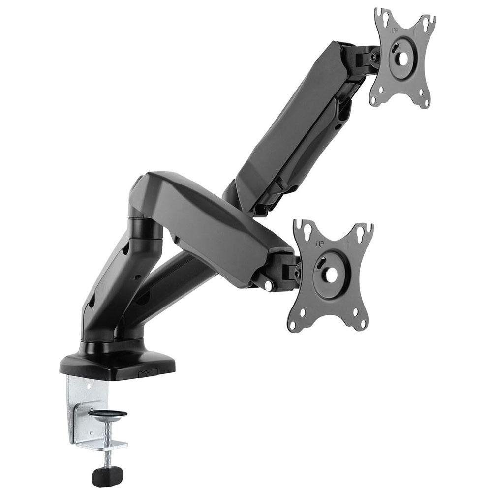 Imagem 2 de 3 do produto Suporte Articulado a Gás para 2 Monitores de 13" a 27" Vinik, Preto  - SM-341B