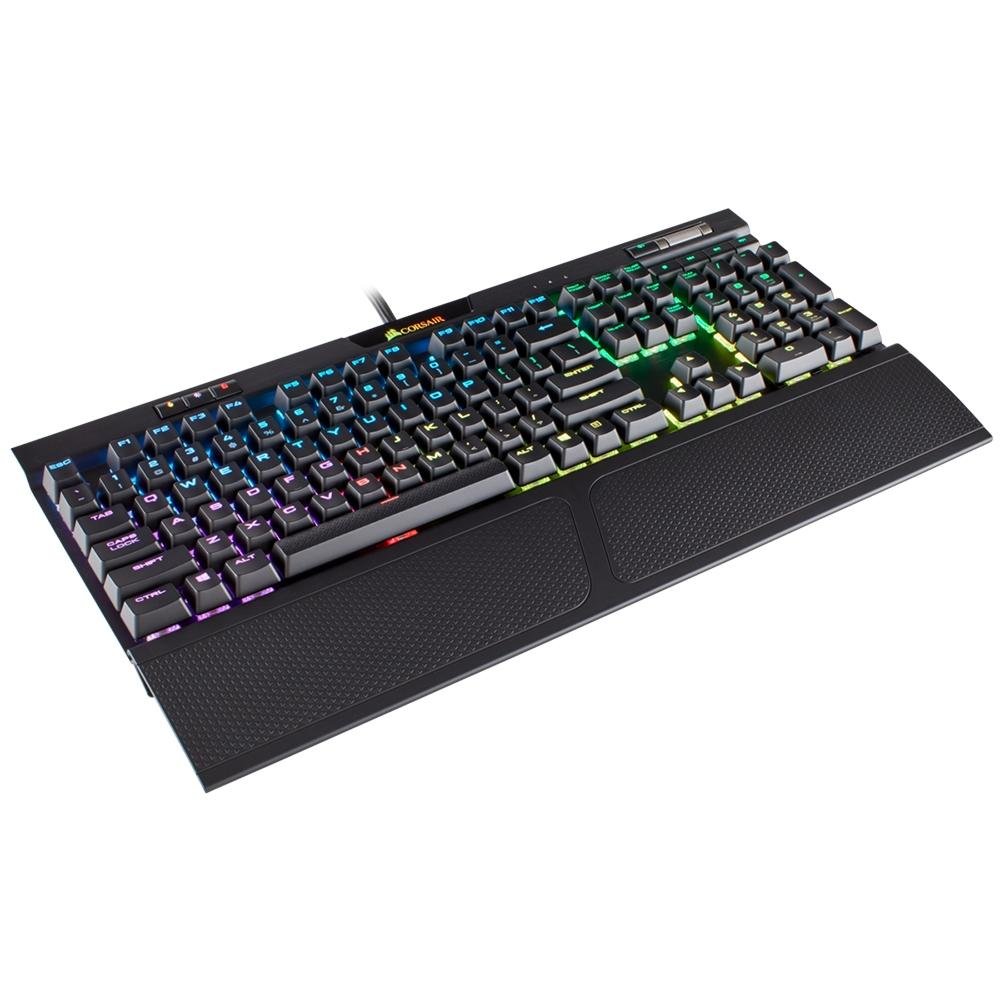Teclado Mecânico Gamer Corsair K70 MK.2, RGB, Switch Cherry MX