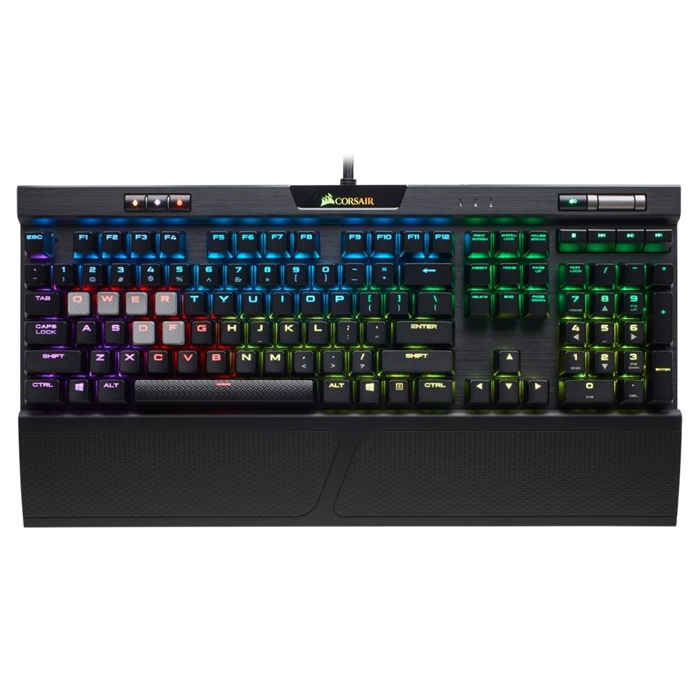 Teclado Mecânico Gamer Corsair K70 MK.2, RGB, Switch Cherry MX