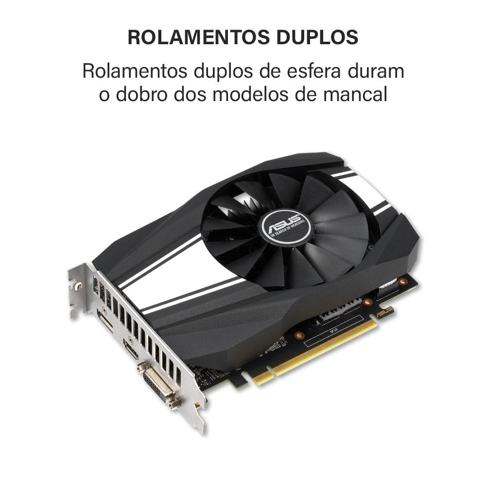 Imagem 8 de 13 do produto Placa de Vídeo Asus Phoenix NVIDIA GeForce GTX 1650 Super OC Edition, 4GB, GDDR6 - PH-GTX1650S-O4G
