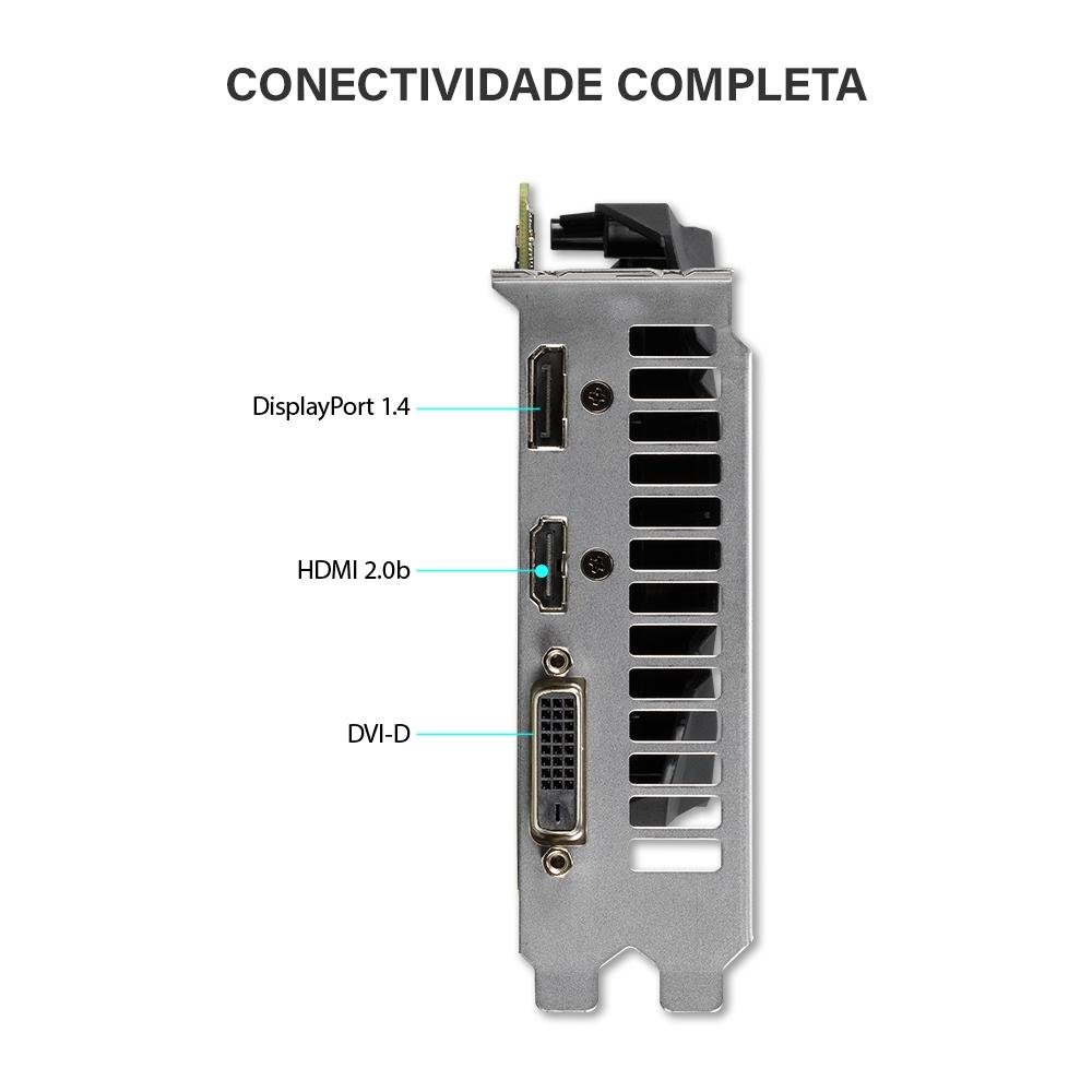 Imagem 9 de 13 do produto Placa de Vídeo Asus Phoenix NVIDIA GeForce GTX 1650 Super OC Edition, 4GB, GDDR6 - PH-GTX1650S-O4G