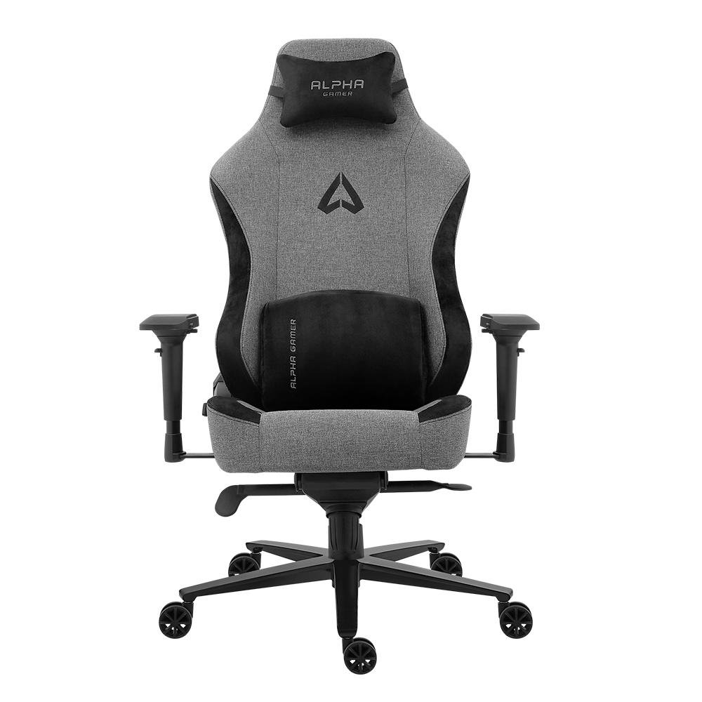 Cadeira Gamer Alpha Gamer Nebula XL Fabric, Até 150 kg, Apoio de Braço 4D, Reclinável, Cinza - AGNEBULAXL Cadeira Gamer Alpha Gamer Nebula XL Fabric, Até 150 kg, Apoio de Braço 4D, Reclinável, Cinza - AGNEBULAXL