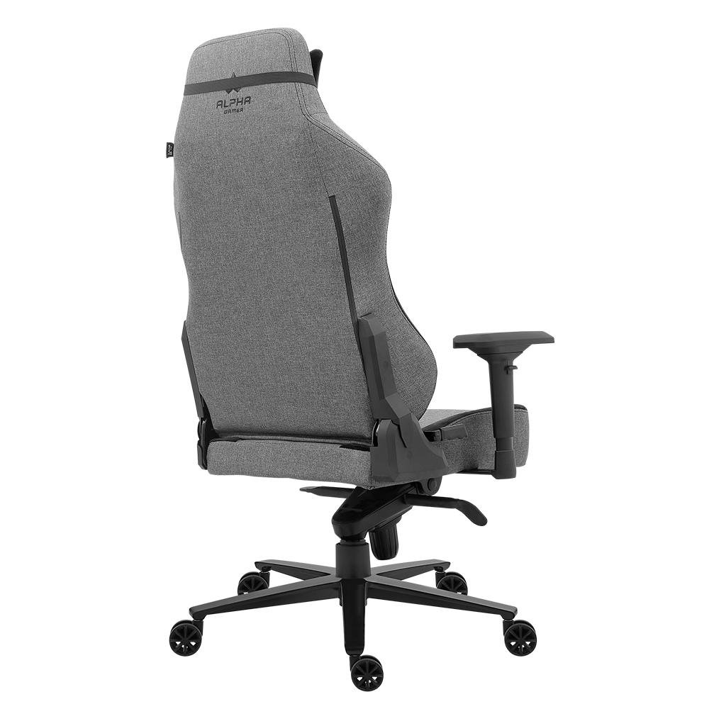 Cadeira Gamer Alpha Gamer Nebula XL Fabric, Até 150 kg, Apoio de Braço 4D, Reclinável, Cinza - AGNEBULAXL Cadeira Gamer Alpha Gamer Nebula XL Fabric, Até 150 kg, Apoio de Braço 4D, Reclinável, Cinza - AGNEBULAXL