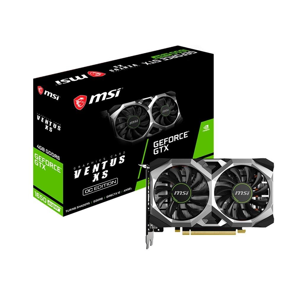 Placa de Vídeo MSI NVIDIA GeForce GTX 1650 Super Ventus XS OC, 4GB, GDDR6 - Geforce GTX 1650 Super Ventus XS OC Placa de Vídeo MSI NVIDIA GeForce GTX 1650 Super Ventus XS OC, 4GB, GDDR6 - Geforce GTX 1650 Super Ventus XS OC