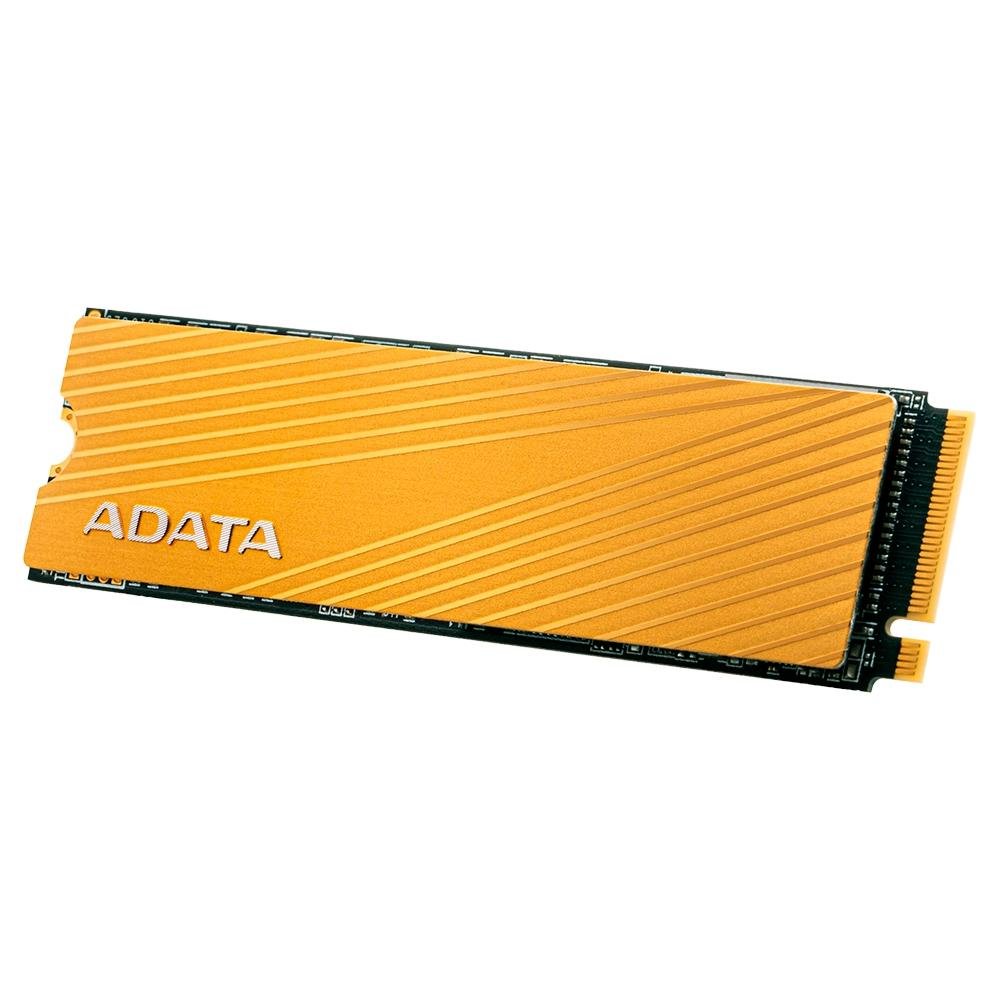 Imagem 4 de 5 do produto SSD Adata Falcon, 1TB, M.2 PCIe, Leitura: 3100MB/s e Gravação: 1500MB/s, Amarelo - AFALCON-1T-C
